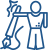 icon blue artist