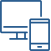 icon blue devices